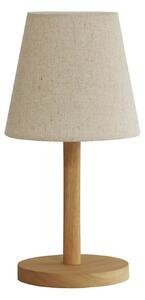 Stolové Lampa Watt & Veke, stmievateľné, Béžová, Obývacia izba, Drevo, Škandinávsky