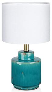 Stolové Lampa Markslöjd, Cous, Modrá, Obývacia izba, Keramika, Moderný