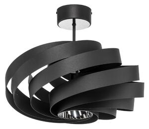 Stropné Lampa Domiluce, Vento, stmievateľné, Čierna, Obývacia izba, Kov, Moderný