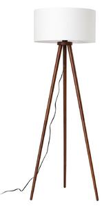 Stojacie Lampa Lindby, Charlia, Drevo, Obývacia izba, Tkanina / Textil, Škandinávsky