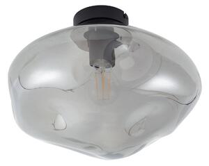 Stropné Lampa Lindby, Lelia, stmievateľné, Sivá, Jedáleň, Sklo, Dizajnový