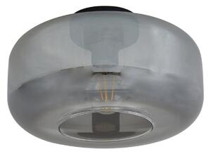 Stropné Lampa Lindby, Hildur, stmievateľné, Sivá, Jedáleň, Sklo