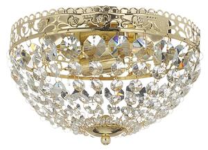 Stropné Lampa Markslöjd, Saxholm, stmievateľné, Zlatá / Mosadz, Obývacia izba, Kov, Moderný