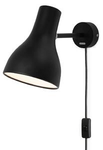 Nástenné Svietidlo Anglepoise, Type 75, stmievateľné, Čierna, Obývacia izba, Kov, Dizajnový