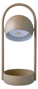 Stolové Lampa FRANDSEN, Ball Portable, stmievateľné, Sivá, Obývacia izba, Kov