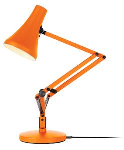 Stolové Lampa Anglepoise, 90 MINI MINI VIVID, stmievateľné, Oranžová, Pracovňa, Kov, Industriálny