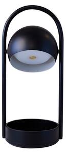 Stolové Lampa FRANDSEN, Ball Portable, stmievateľné, Čierna, Obývacia izba, Kov