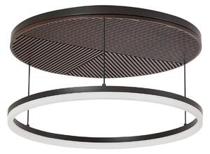 Stropné Lampa Lucande, Orven, stmievateľné, Čierna, Obývacia izba, Kov, Moderný