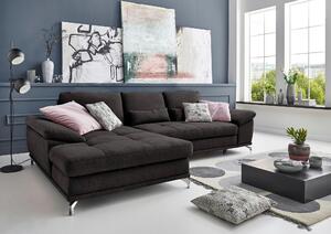 ROHOVÁ SEDAČKA, textil, čierna Sit & More - Sedačky, Online Only