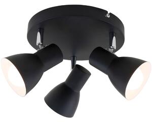 Briloner 2860-035 - Bodové svietidlo CUP 3xE14/25W/230V čierne