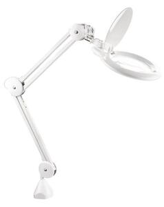 Extol - LED stmievateľná stolná lampa s lupou LED/10W/230V biela