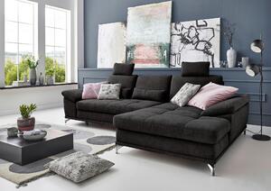 ROHOVÁ SEDAČKA, textil, čierna Sit & More - Sedačky, Online Only