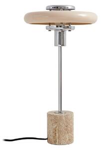 Stolové Lampa Lindby, Branford, Béžová, Obývacia izba, Kov, Vintage