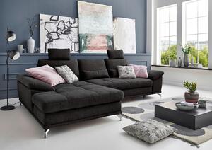 ROHOVÁ SEDAČKA, textil, čierna Sit & More - Sedačky, Online Only