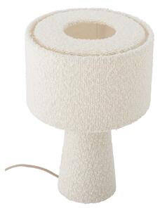 Stolové Lampa Bloomingville, Emmie, Biela, Obývacia izba, Tkanina / Textil, Moderný