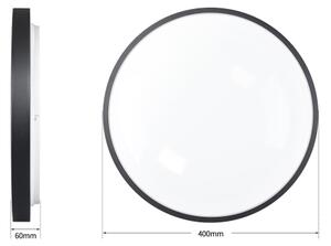 Brilagi - stmievateľné LED svietidlo GLASS POOL DOUBLE LED/48W/230V 40 cm čierne + DO