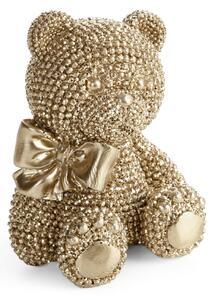 DEKORAČNÁ SOŠKA BEAR 6X8 CM ŠAMPANSKÁ