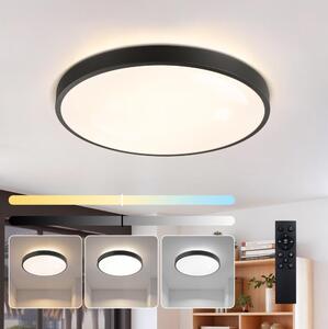 Brilagi - stmievateľné LED svietidlo GLASS POOL DOUBLE LED/60W/230V 50 cm čierne + diaľkové ovládanie