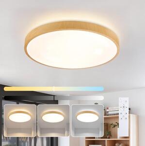 Brilagi-LED Stmievateľné svietidlo GLASS POOL DOUBLE LED/60W/230V 50 cm, dekor dreva + DO