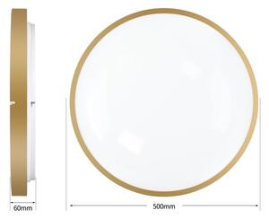 Brilagi - Stmievateľné LED svietidlo GLASS POOL DOUBLE LED/60W/230V 50 cm zlaté + diaľkové ovládanie