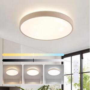 Brilagi - stmievateľné LED svietidlo GLASS POOL DOUBLE LED/48W/230V 40 cm béžová + diaľkový ovládač