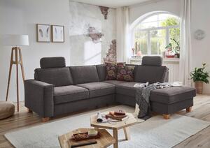 ROHOVÁ SEDAČKA, textil, tmavosivá Sit & More - Sedačky, Online Only