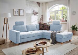 ROHOVÁ SEDAČKA, textil, svetlomodrá Sit & More - Sedačky, Online Only