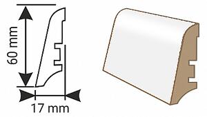 MDF lišta KP 60 00088