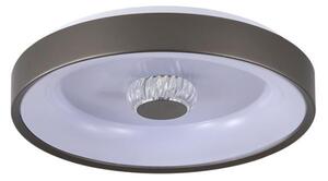 Searchlight 89735-38LT - LED stmievateľné stropné svietidlo POLKA 24W/230V + 6W pr. 38,5 cm hnedé