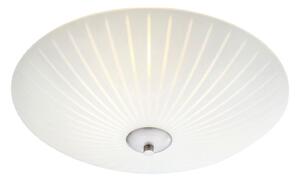 Stropné Lampa Markslöjd, Cut, stmievateľné, Biela, Obývacia izba, Sklo