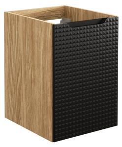 Závesná skrinka do kúpeľne LUXOR Black 81-40-1D | 40 cm