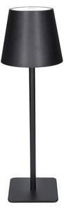 Solight WO69-B - LED stmievateľná nabíjateľná dotyková stolová lampa LUCCA LED/3,7V 2000 mAh čierna