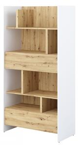 Mirjan24 Regál Bed-Concept BC-28, Farby: biela / dub artisan Mirjan24 5903211344657