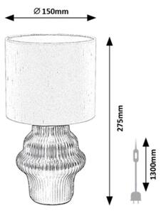 Rabalux 74058 - Stolná lampa GLIMO 1xE14/40W/230V čierna