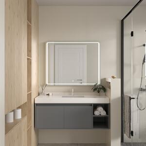 Erga Mia, LED zrkadlo 100x80cm, 2760 lm, 6500K, predné/zadné osvetlenie, ERG-V01-117-1080-00
