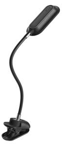 Immax 08998L - LED+CCT stmievateľná stolná lampa s klipom CLIP 7,5W/230V čierna