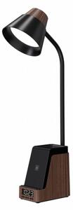 Immax 08999L - LED+CCT stmievateľná stolná lampa s bezdrôtovým nabíjaním QI IDEAL LED/8W/230V hnedá
