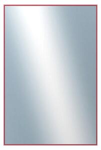 DANTIK - Zrkadlo v rámu, rozmer s rámom 60x120 cm z lišty Hliník červená m. (7002244)