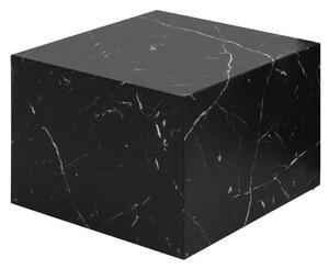 Konferenčný stolík DICE čierny mramor, šírka 58 cm