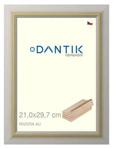 DANTIK rám na obraz 21x29,7 | RIVIERA AU (Sklo Čiré)