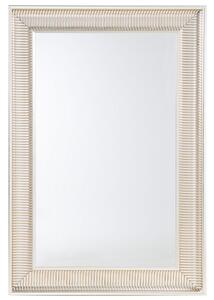 Závesné zrkadlo na stenu zlaté 60 x 90 cm rám zo syntetického materiálu moderná glamour spálňa obývacia izba