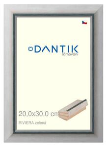 DANTIK rám na obraz 20x30 | RIVIERA zelená (Sklo Čiré)