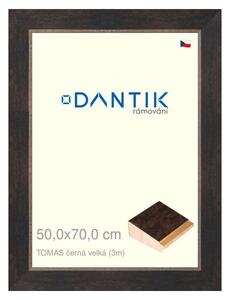 DANTIK rám na obraz 50x70 | TOMAS černá velká (Plexi Čiré)
