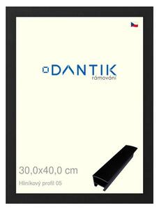 DANTIK rám na obraz 30x40 | ALU Černá matná (Plexi Čiré)
