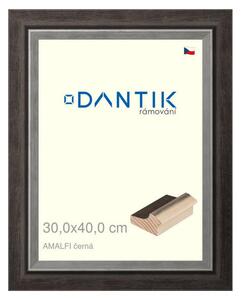 DANTIK rám na obraz 30x40 | AMALFI černá (Plexi Čiré)