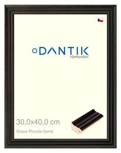 DANTIK rám na obraz 30x40 | Grace Piccola černá (Plexi Čiré)