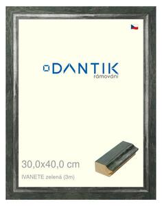 DANTIK rám na obraz 30x40 | IVANETE zelená (Plexi Čiré)