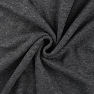 Metráž Úplet Merino Touch - Sivá antracit melír