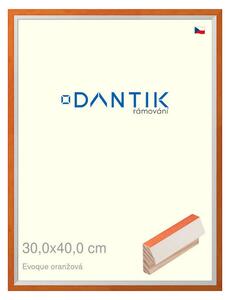 DANTIK rám na obraz 30x40 | EVOQUE oranžová (Plexi Čiré)