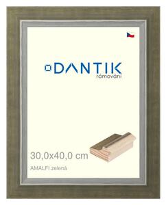 DANTIK rám na obraz 30x40 | AMALFI zelená (Plexi Čiré)